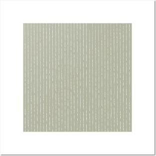 Lines II (Linen Sage) Posters and Art